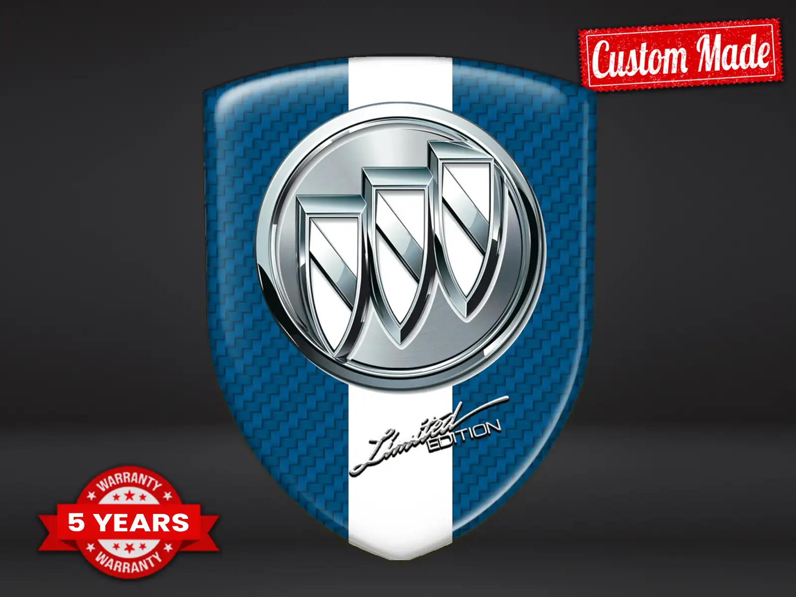 Buick Étiquette Auto-Adhésive Pro Max Résistante Stylé Design